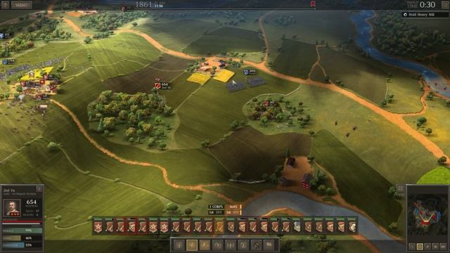 Ultimate General: Civil War - Confederate [Part 3] 1st Bull Run. смотреть онлайн