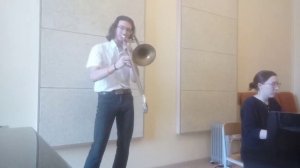 О. Ланге. концерт для тромбона с оркестром (1 часть) #trombone #тромбон