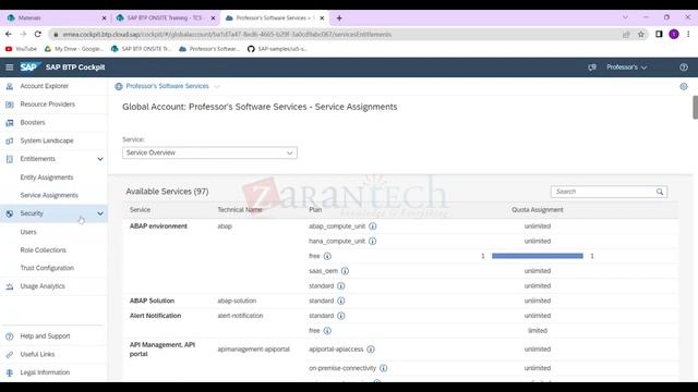 Business application studio | SAP BTP (Business Technology Platform) Training | ZaranTech смотреть онлайн