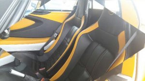 Lotus elise new yellow/black interior #carinterior