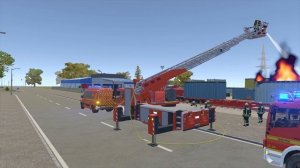 Emergency Call 112 Fire Fighting Simulation - NEW Ladder Truck Mission! 4K