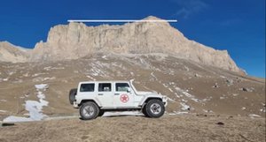 2022 январь. Ущелье Безенги, язык Тролля, перевал Думала.