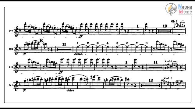 L. v. Beethoven Symphony No.6 "Pastoral" 1.Mov - 1st Flute Part Score смотреть онлайн