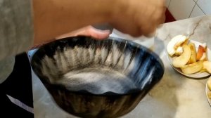 Пирог заливной с яблоком и айвой! Быстро и вкусно!