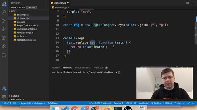 Javscript Replace Method - Advanced Dynamic Replace with Regex
