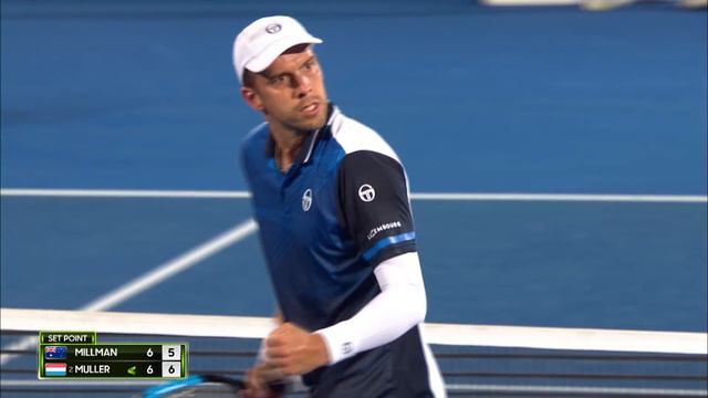 John Millman v Gilles Müller Match Highlights (R2) | Sydney International 2018