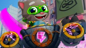 ГОВОРЯЩИЙ ТОМ ПОГОНЯ ГЕРОЕВ #7 Talking Tom Hero Dash лучше Бег за золотом #Мультик