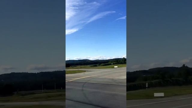 Take off Trondheim airport