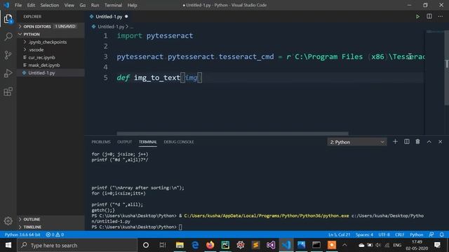 Fetch Text from Image using OCR Python [ Python Tricks ]