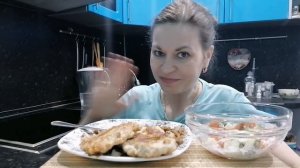МУКБАНГ РУБЛЕНЫЕ КУРИНЫЕ КОТЛЕТЫ С ГРЕЧКОЙ/MUKBANG HALK FAMILY ЕДА ОБЖОР