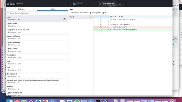 Pushing to GitHub is branch specific смотреть онлайн