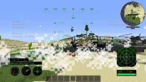 БОЕВЫЕ ВЕРТОЛЁТЫ В МАЙНКРАФТЕ (MCHeli МОД)