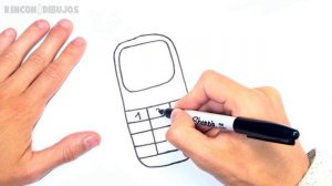 Como dibujar un Telefono Movil o Celular