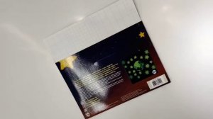 Светящиеся в темноте наклейки "Луна и звезды"