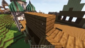 Minecraft | How to build a Medieval Library | Tutorial