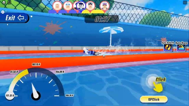 САМЫЕ БЫСТРЫЕ ПЛАВКИ В РОБЛОКСЕ | ROBLOX Swim Race Simulator смотреть онлайн