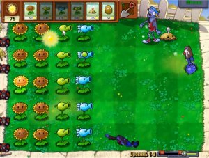 Plants vs Zombies / Adventure 1 Day 9 / Растения против Зомби / Прохождение