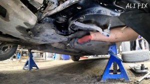 приводной вал . амортизатор . замена рычага киа оптима kia optima #подвеска #ходовая #киа