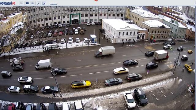 2Мп bullet-камера TRASSIR TR-D2122WDZIR3 пример записи день смотреть онлайн