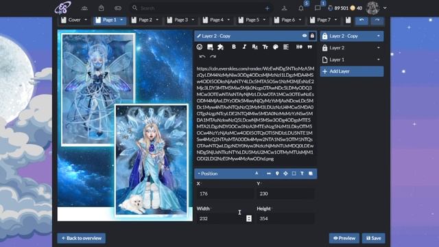Как я делаю журнал в Everskies с компьютера, ускоренное видео смотреть онлайн