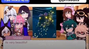 My Hero Academia reacts to Teyvat High (au) | Columbira