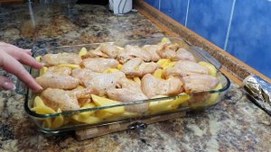 Куриные крылышки с картошкой, супер вкусный маринад??