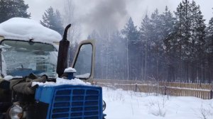 Холодный запуск ЮМЗ-6