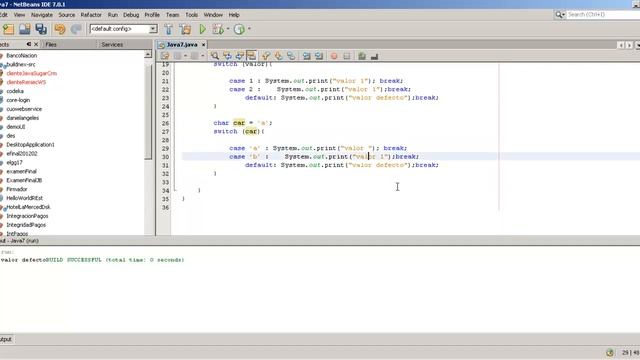 Sentencia Switch Java Jdk Jre 7 смотреть онлайн