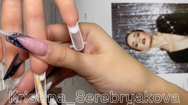 Коррекция ногтей верхними формами! #кристинасеребрякова #ногти #маникюр #верхниеформы