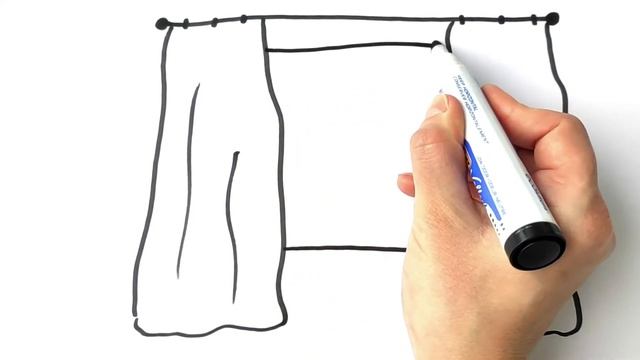 Как нарисовать шторы смотреть онлайн