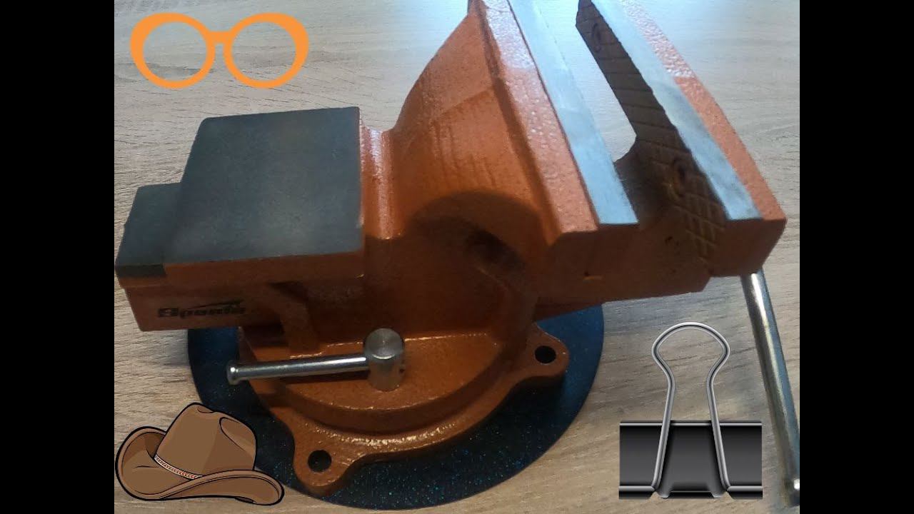 Тиски слесарные SPARTA 125мм,поворотные,с наковальней 186255 смотреть онлайн