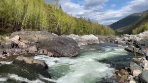 100км на Аэролодке Пиранья 5. Горы Саяны