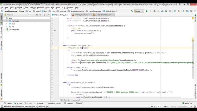 Hacer una consulta desde android studio a una base de datos SQL Server смотреть онлайн
