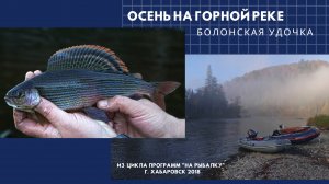 Осень на горной реке.
Болонская удочка