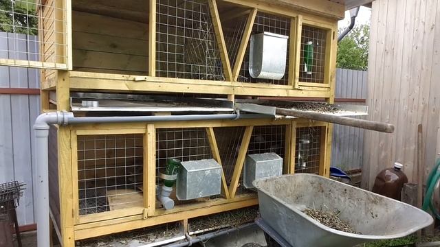 Кролики. Чистка клетки! смотреть онлайн