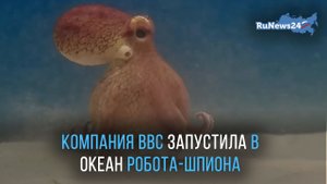 Компания ВВС запустила в океан робота-шпиона для съемок документального фильма.