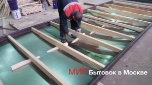 Производство бытовок Аренда и Продажа, бытовки для жилья. Железные бытовки с профлистом..mp4