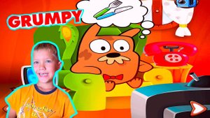 Степа играет в игру про собаку мистера грампи…