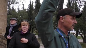 Русская свеча в Вознесенском монастыре на Масличной горе