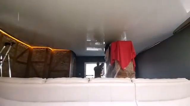 РАБОТА В ГЕРМАНИИ НА ОБЪЕКТЕ. Натяжные потолки. смотреть онлайн