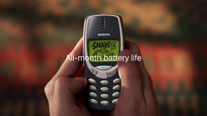 Реклама Nokia 3310 в стиле Apple