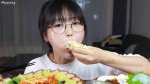 수육에 마늘소스는 찰떡궁합! 마늘보쌈 먹방?Boiled Pork Belly with Garlic Sauce Mukbang ASMR