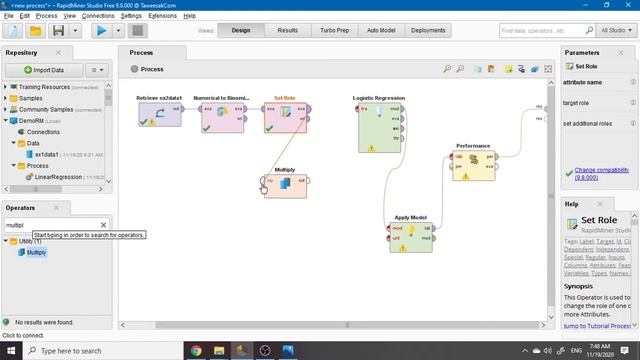 Demo RapidMiner Logistic Regression 2 смотреть онлайн