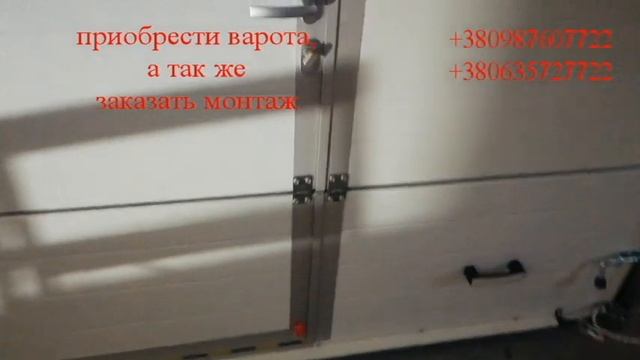 секционые ( роллетные ) ворота АЛЮТЕХ с встроеной калиткой и окном смотреть онлайн