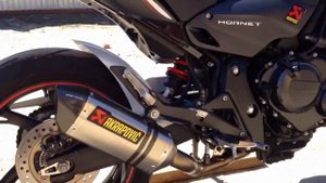 Honda cb600fa звук прямотока