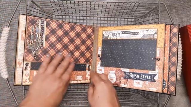 Graphic 45 Farmhouse mini album with a twist | Walkthrough and Inspiration смотреть онлайн