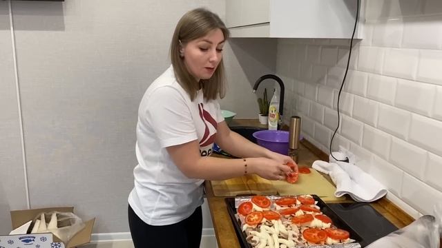 Закупка продуктов/Мясо/Рыба/Стейки лосося/Готовим ужин