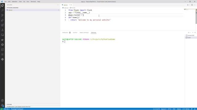 Building Your Own Personal Website with Python and Flask: A Beginner's Tutorial