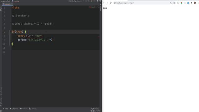 4 What Are Constants & Variable Variables In PHP - Full PHP 8 Tutorial