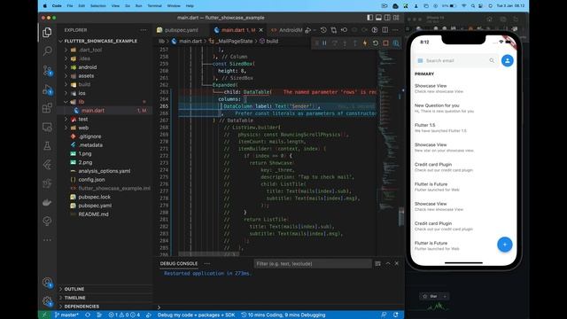 Flutter Tips: Cara Gampang Membuat Table Menggunakan Widget DataTable  | 3 Menit | Pemula